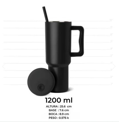 Vaso Térmico Premium 1200 ml Negro