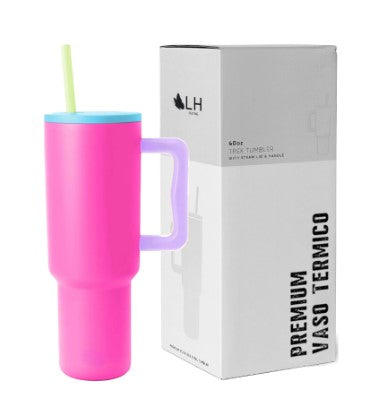 Vaso Térmico Premium 1200 ml Fucsia Multicolor